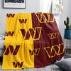 Washington Commanders Print Flannel Blanket, High quality Comfortable for All Seasons, Home Decor, Warmth and Comfort, Perfect for Christmas Gifts