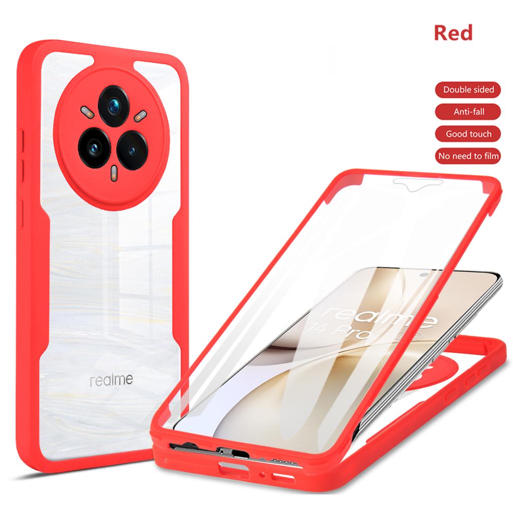 Ударопрочный чехол для Realme 14 Pro 5G Pro+ Plus с защитой всего корпуса на 360°