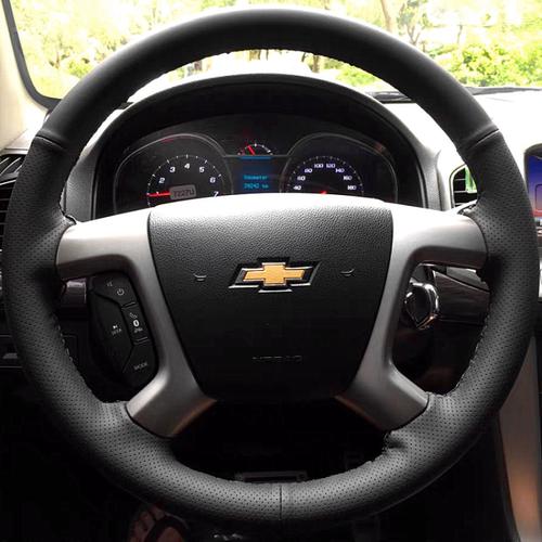 AABHO1 For Chevrolet CRUZE sail 3 MALIBU XL Cavalier Equinox DIY Custom leather carbon fiber car steering wheel cover auto parts