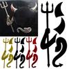 Car Little Devil Pattern Demon Horn Sticker 3d Reflective Decal Waterproof For