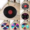 Печатный виниловый ковер в виде музыкальной пластинки, машинная стирка, подарок для меломанов, круглый ковер с виниловой пластинкой в стиле ретро на заказ, изысканный дом