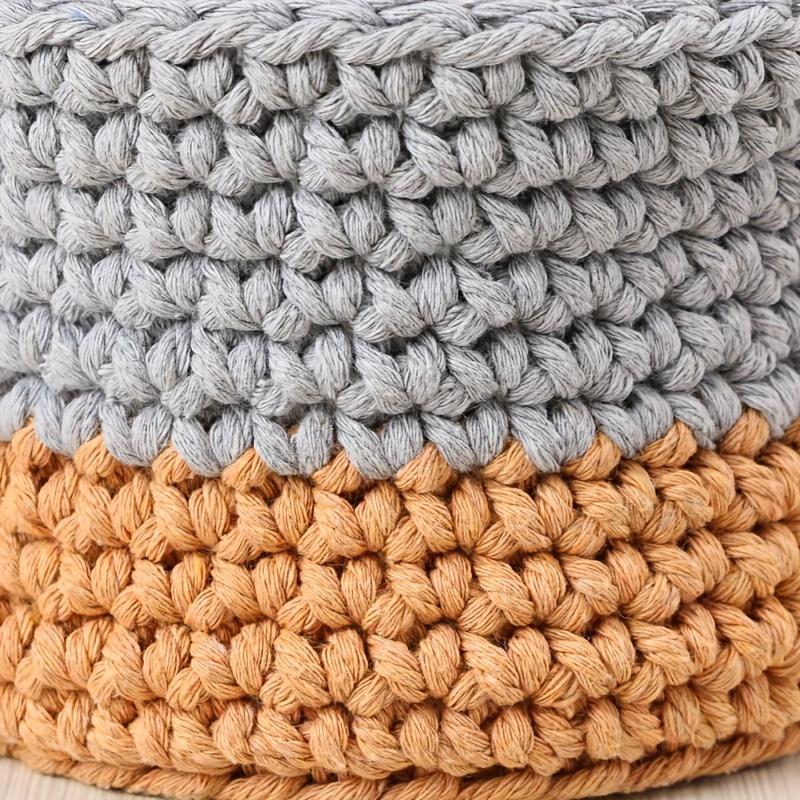 1 шт. Корзина для хранения из хлопка ручной работы - для мелочей, ключей, органайзер для рабочего стола и журнального столика