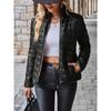 Women S Slim Fit Short Stand Collar Lightweight Cotton Jacket