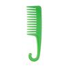 Large Curved Anti-Static Plastic Comb for Long Hair - Wide Tooth Split Hook Comb for Men and Women