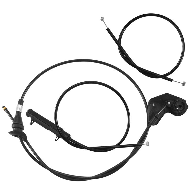 3 шт. Тросик капота двигателя Боудена для-BMW E39 525I 530I 51238176595 51238190754 51238176596-M53K