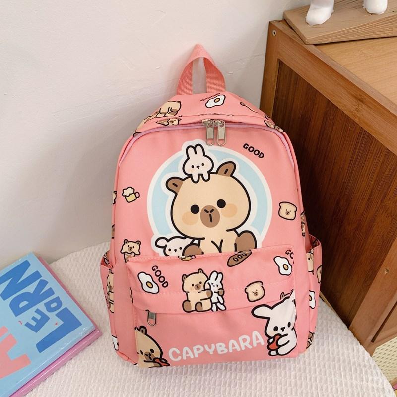 Симпатичный школьный рюкзак большой емкости, моющийся, водонепроницаемый, универсальный, дышащий, с подкладкой для спины, дорожная сумка с рисунком для школьников