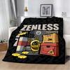 ZZZ Фланелевое покрывало Zenless-Zone-Zero 3D-печать Мягкий коврик для дивана Мерч персонажа Зимнее теплое Пушистый Подарок Игровое одеяло