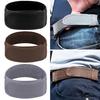 Elastic Belt Men Women No Buckle Invisible Soft Adjustable Belt Solid Color Fastener Tape Stretch Material Ultra-Soft Padding Waistband