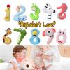 Plush Toy Cuddly Gift For Baby Kids Alphabet Lore Number Blocks