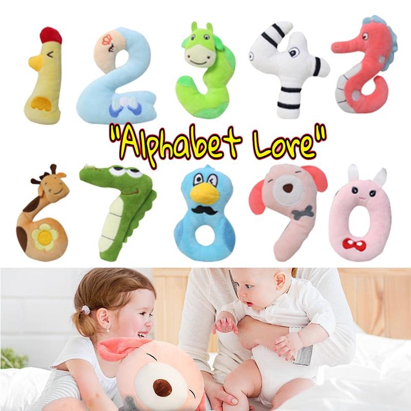 Plush Toy Cuddly Gift For Baby Kids Alphabet Lore Number Blocks