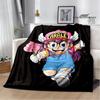 Мультяшные одеяла Doctor Slump с принтом Фланелевое теплое одеяло мягкое и удобное одеяло одеяла для пикника подкладки для кровати подарок на день рождения