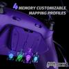 eXtremeRate RISE4 Plus MAX Back Paddle Kit Compatible with PS5 Controller with Clicky Trigger Stop Rubber Remappable Back Button Kit for Compatible