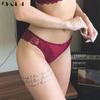 DKGEA Сексуальные трусы с низкой талией, прозрачные кружевные трусики, женское нижнее белье