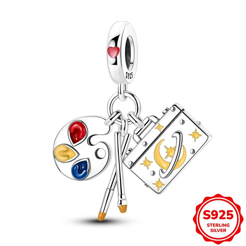 New In Copper Various Doll Series Dangle Charm Bead Fit 3Mm Bracelet Necklace For Women Pendant Luxury Diy Jewelry Gift