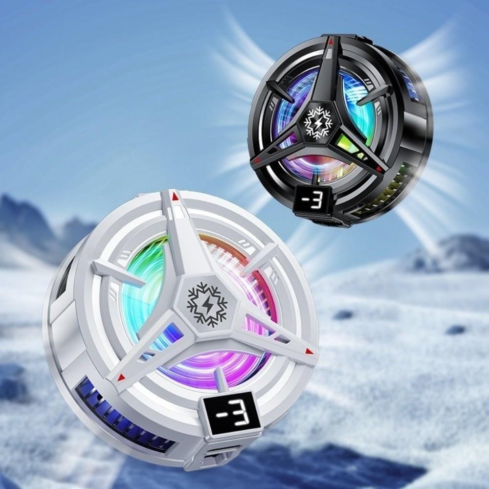 Rechargeable Mobile Phone Cooler With Back Clip Cooling Fan Magnetic Phone Radiator Streaming