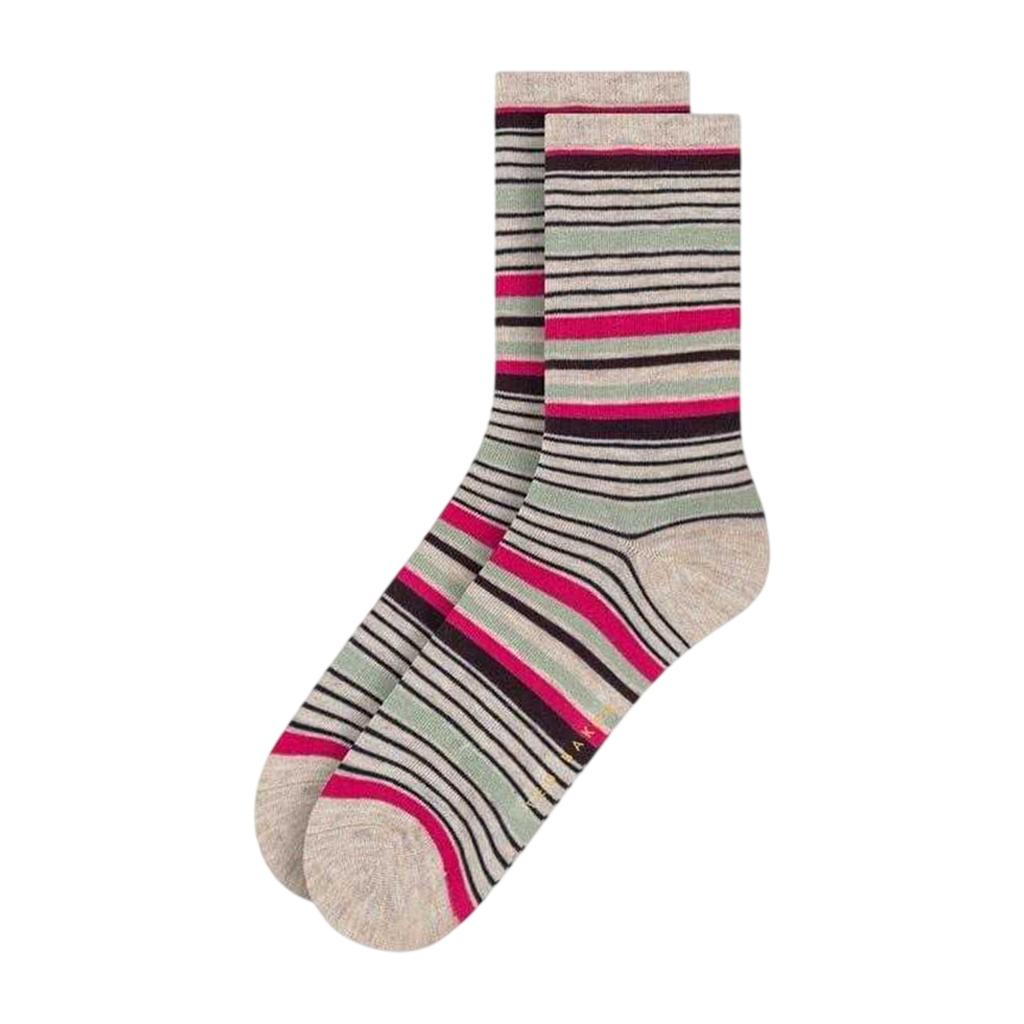Ted Baker Womens/Ladies Assorted Designs Crew Socks (Pack of 3)