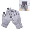 Winter Touch Screen Gloves Warm Elastic Knitted Full Finger Gloves For Men and Women Outdoor Cycling Driving