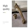 Light Luxury Brass Cabinet Knobs Drawer Pull Shell Shaped Handle Cupboard Handles  Interior Design