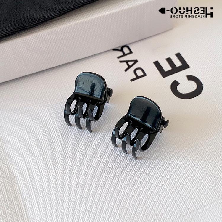 2-Piece Korean 3D Metal Hairpin Set for Women - Silver Bangs Clip
