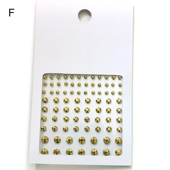 Наклейка для теней для век, невыцветающая наклейка для макияжа, плоская основа, красивые детские наклейки для макияжа глаз с искусственным жемчугом, женская поставка