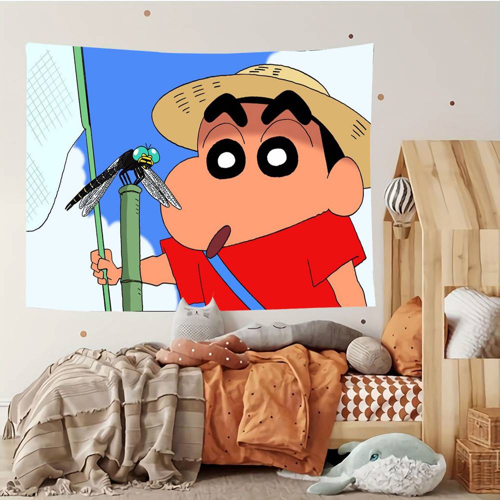 CCrayon SShinchan Tapestry Customizable Tapestries Of Various Styleswall Hangings Celebrity Photo Printingwall Hangings