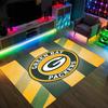 Green Bay Packers Design Crystal Velvet Carpet Cozy Non?Slip Printed Rug For Bedroom Living Room Entrance
