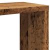 Cube Wall Shelves Set of 4 Vintage Wood Look 30 x 15 x 30 cm Particleboard