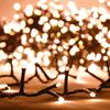 VidaXL Compact LED Garland with 400 LEDs Christmas Decoration Holiday Ornament Party Decoration Indoor White 343254