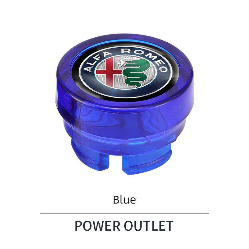 UHNPV1 TFLGX1 Car Cigarette Lighter Dust Proof Protect Cover Lighter Button For Alfa Romeo 156 159 147 4C 8C 166 Giulia Giulietta Mito Stelvio