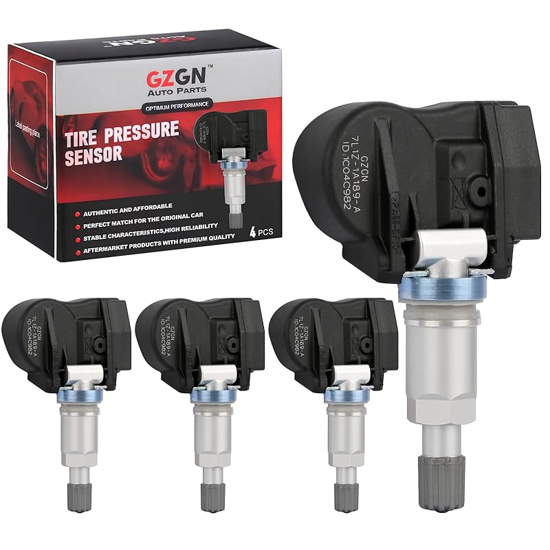 Датчик TPMS, совместимый с Chrysler Dodge Jeep Ram Fiat - 4 шт., предварительно запрограммированный, 433 МГц, датчик контроля давления в шинах для 300 Durango Challenger