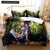 Sword Art Online Bedding Set 3D Anime Print Polyester Quilt Cover Pillowcases Queen King For Kids Gift Anime Duvet Cover Sets