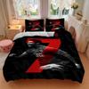Ronaldo'S Iconic Number Seven Print 3Pcs Bedding Setduvet Cover With 2 Bedropillowcase Home Birthday Gift