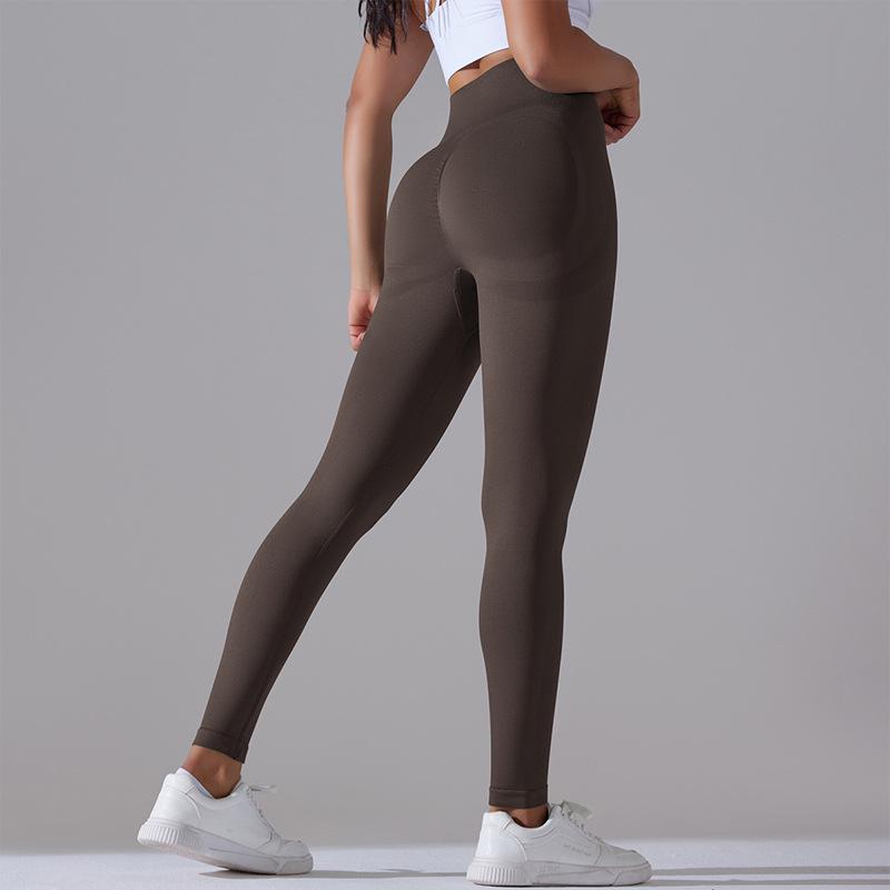 High Waist Seamless Yoga Pants - Hip Lifting Running Leggings for Women