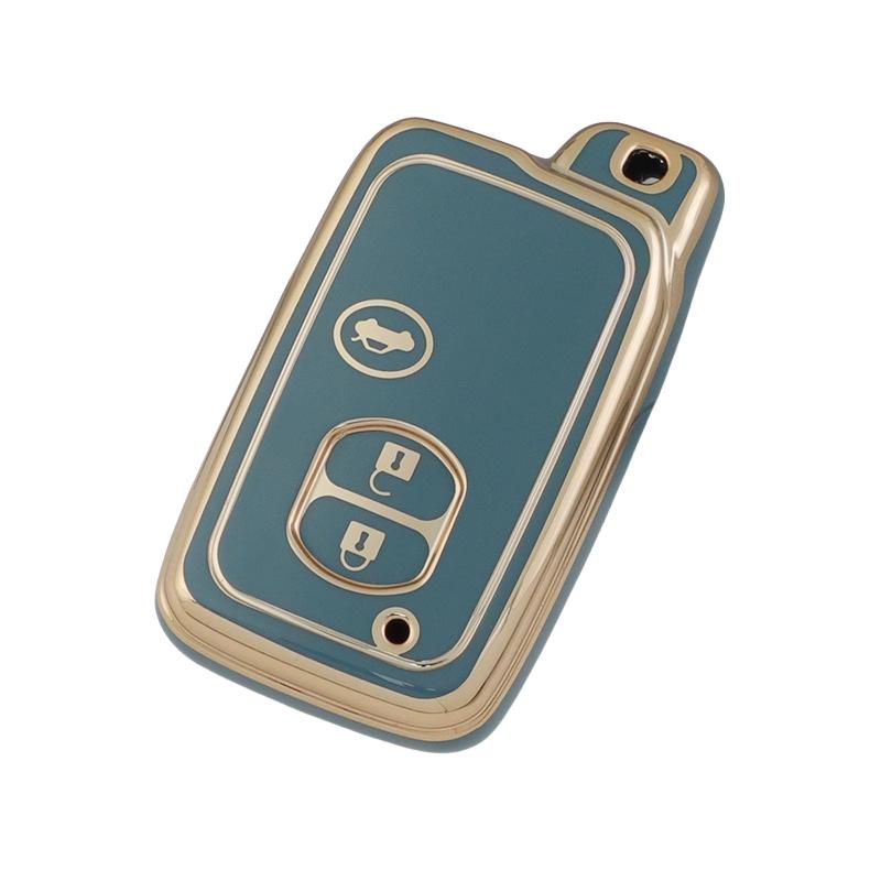 234 Buttons TPU Car Remote Shell Fob for Toyota Aqua RAV4 Land Cruiser Camry Prado Corolla Prius TPU Car Key Case Cover Keyless