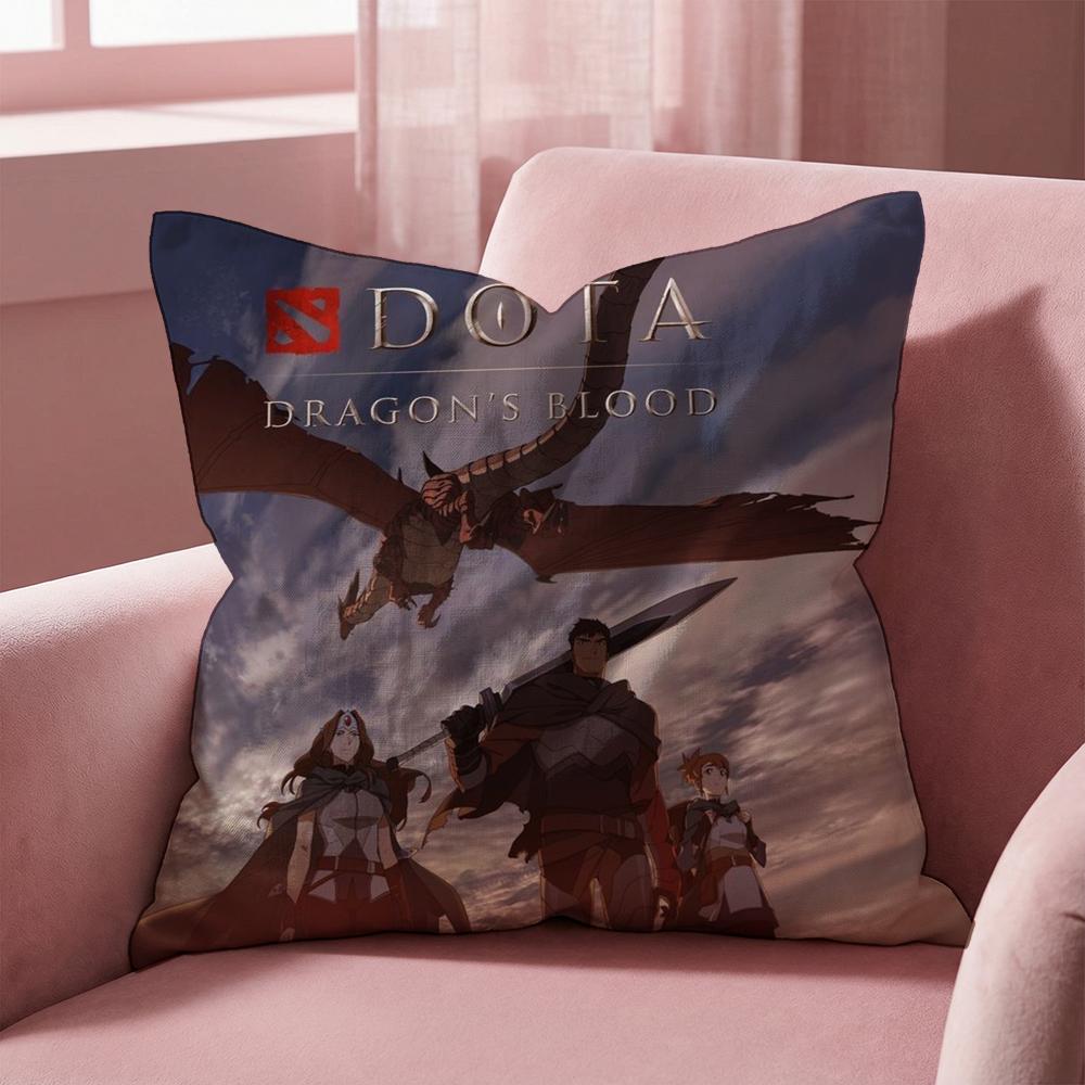 Игровой Крутой D-Dota2 Наволочка Многоцелевая Наволочка для Дома и Автомобиля - Двусторонняя, Мягкая и Прочная для Ежедневного Использования