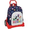 Mochila - SAFTA - Mickey Mouse - 180+Carro Evolution - Multicolor - Unisex Child