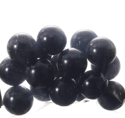 Стеклянные бусины Matsuno Hobby Marbles, сделаны в Японии, 25 мм, черные, 1 пакетик, B2376 (50 шариков)