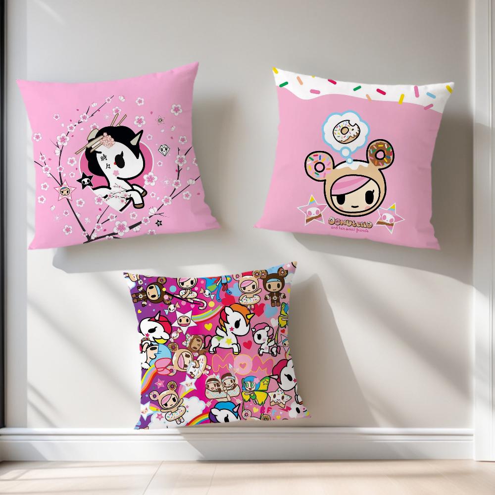 Милая наволочка Tokidoki для дивана, гостиной, домашнего офиса, декоративные защитные чехлы