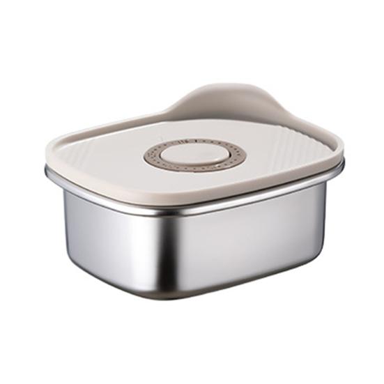Удобное герметичное уплотнение сохраняет свежесть, нержавеющий контейнер для пищевых продуктов из нержавеющей стали, кухонные аксессуары, коробка для консервирования пищевых продуктов