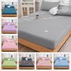 Elastic Bed Sheets Mattress Cover Soft Cotton Fitted Sheet Solid Color Bedspread Bed Cover Home Bedsheet (NO Pillowcase )