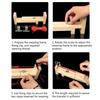 Wood Paracord Jig, Adjustable Length Paracord Jig Bracelet Maker Diy Hand Knitting Bracelets Necklaces
