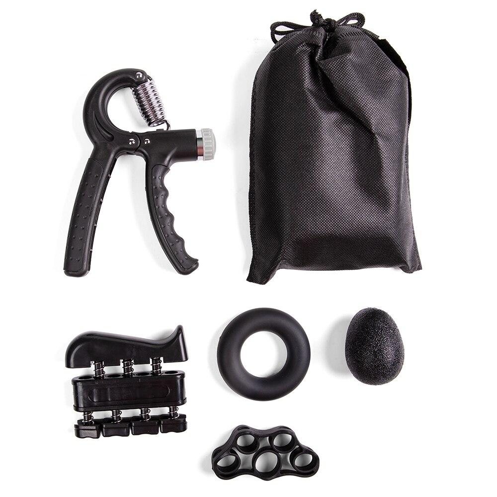 Тренажерный зал фитнес регулируемый 10-60 кг набор для рук набор для укрепления мышц предплечья и пальцев эспандер для восстановления рук тренировочный мяч 5 шт.