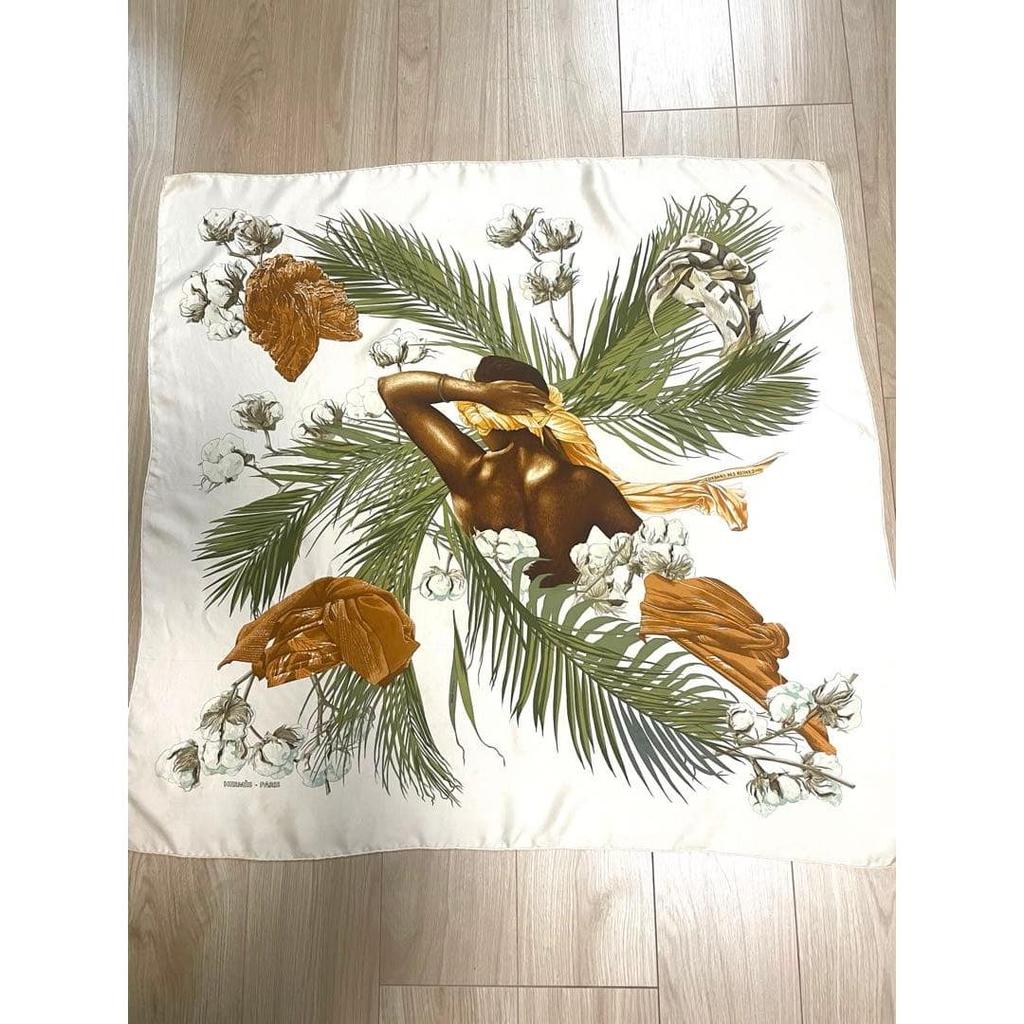Used HERMES scarf Carr 90