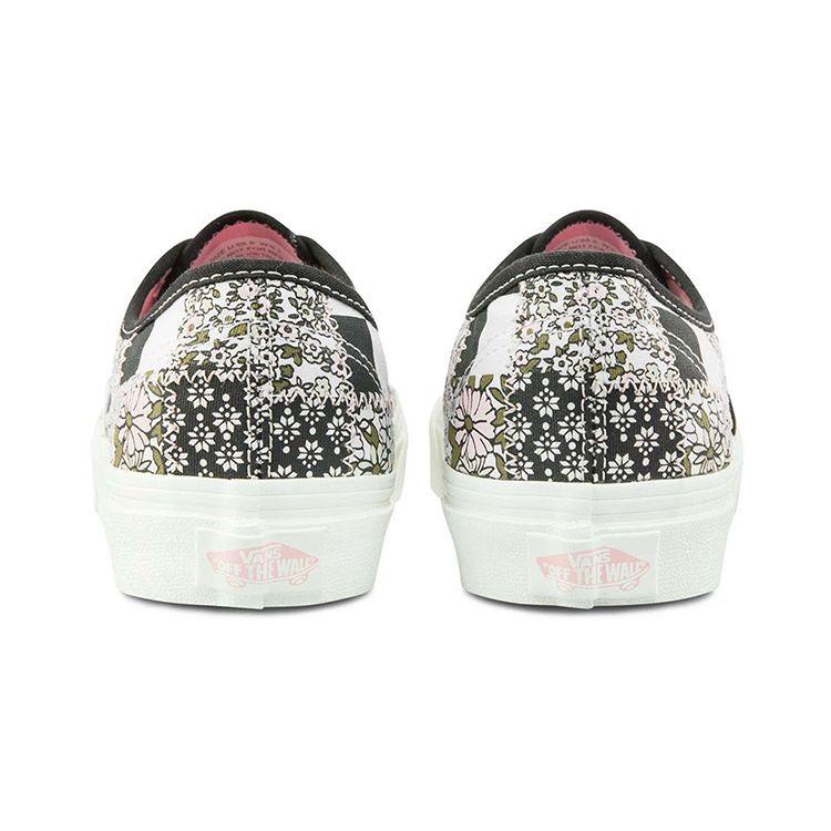 Vans Аутентичные лоскутные кроссовки унисекс с цветочным принтом, разноцветные, зефирные, VN0A5HZS9FY
