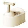 Eiwa Baby Potty, Brown, Baby Toilet Training Potty/Booster Seat with Handle, Easy To Saddle, Washable, with Lid and Pot