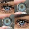 1 пара цветных контактных линз для глаз, зеленые линзы для глаз, модные контактные линзы синего цвета, разноцветные контактные линзы на год