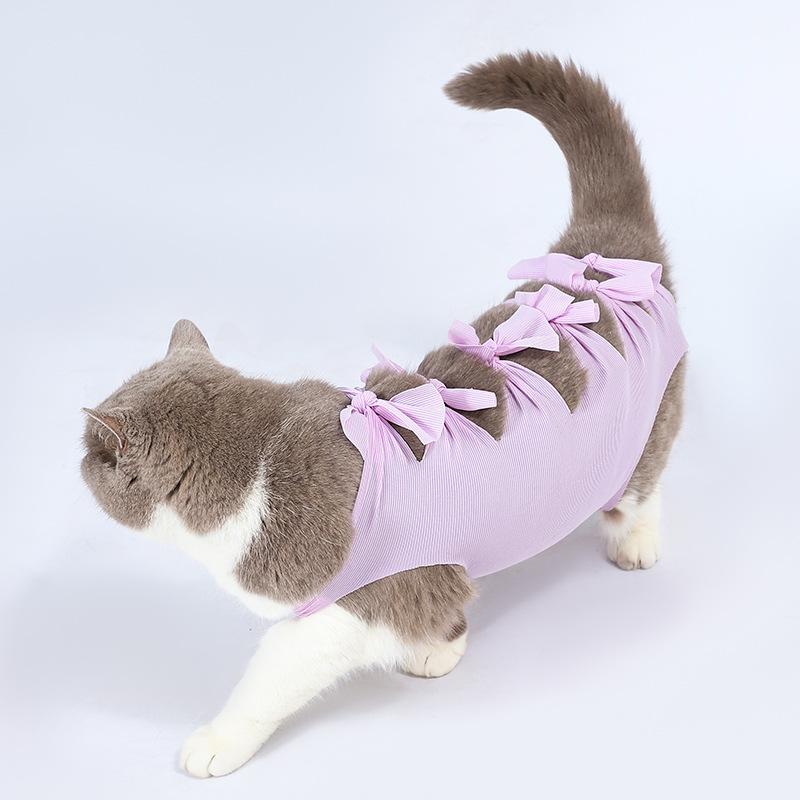 Pet Cat Sterilization Suit Medication Suit After Surgery Weaning Breathable Physiological Pants Anti-licking Harassing Clothes