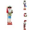 Unique Hawaiian Wooden Nutcracker Santa For Gift Giving And Home Dcor Enhancements