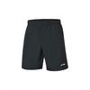 Li Ning Training Series Solid Color Logo Print Breathable Five-Point Sports Shorts Men Shorts Black AAPT551-1
