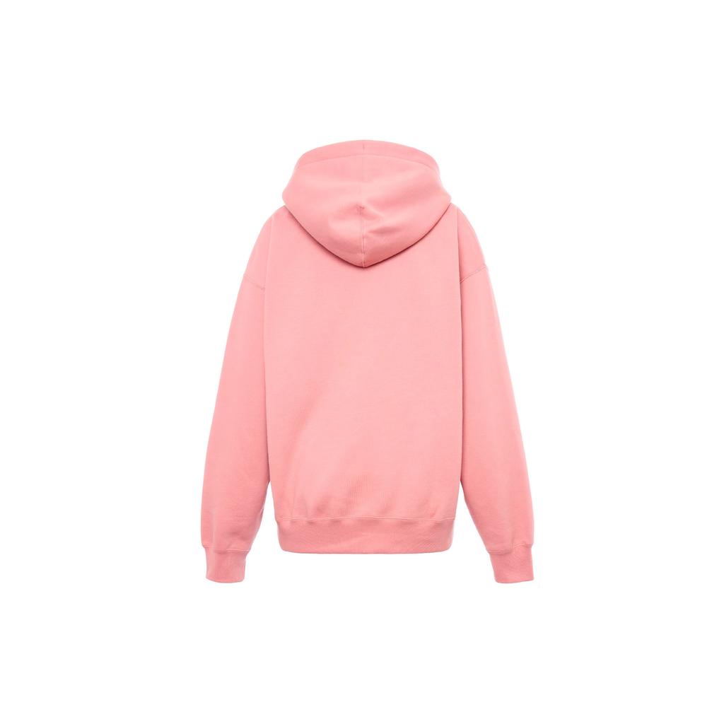 Nike Мужская толстовка с капюшоном Solo Swoosh на флисовой подкладке с застежкой-молнией и шнурком Stardust-Red DR0404-618